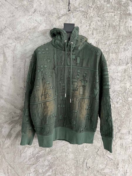 

2022 green and black sweatshirts men and women hoodies euro size s to xl