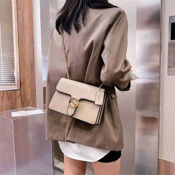 

2023 online store shoulder bags explosive models handbags spring litchi pattern small square texture chain high-capacity han fanchao