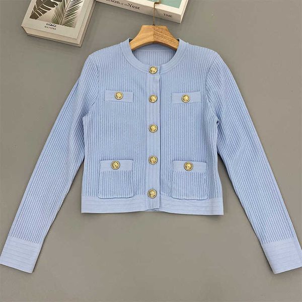 

women's sweaters barman designer round neck knitting long sleeved cardigan coat with thin temperament cardigan ladies new early autumn, White;black