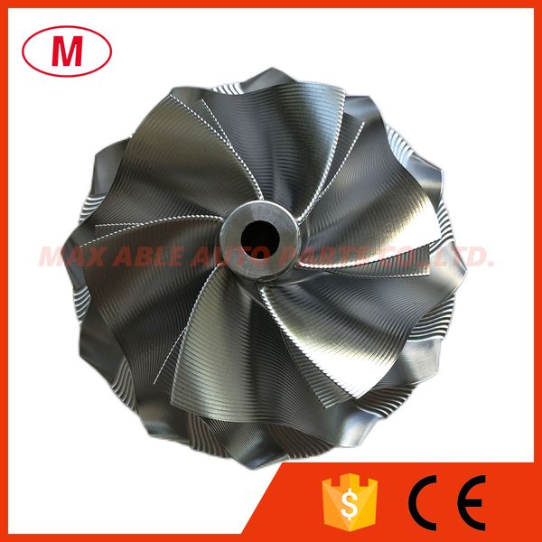 

gt42 high performance turbocharger turbo billet compressor wheel/aluminum 2618/point milling 80.00/106.5mm 6/6 blades for cartridge/chra/cor