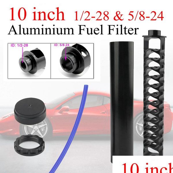 

fuel filter fuel filter soent trap 10inch car 1/2-28 for napa 4003 wix 24003 aluminium 1/2x28 filtro 1/2 28 5/8-24 drop delivery 2022 dh09f