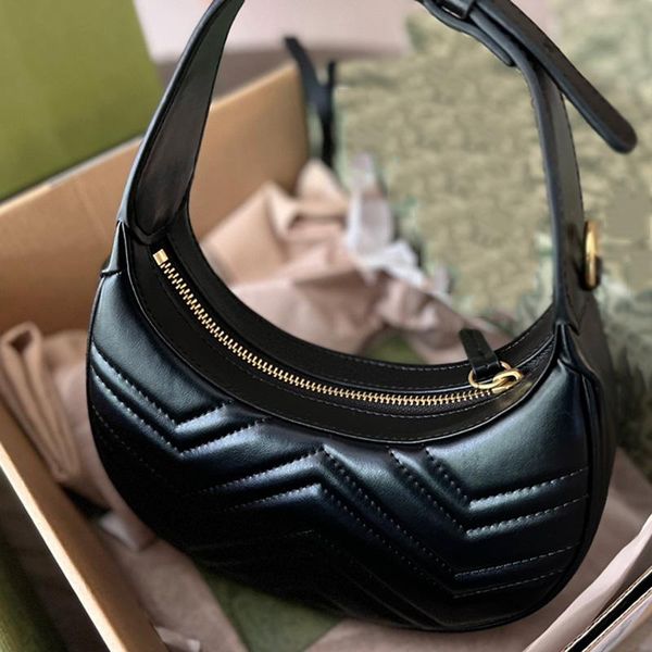 

7a designer mormont women shoulder bags half moon hobo bag underarm handbag