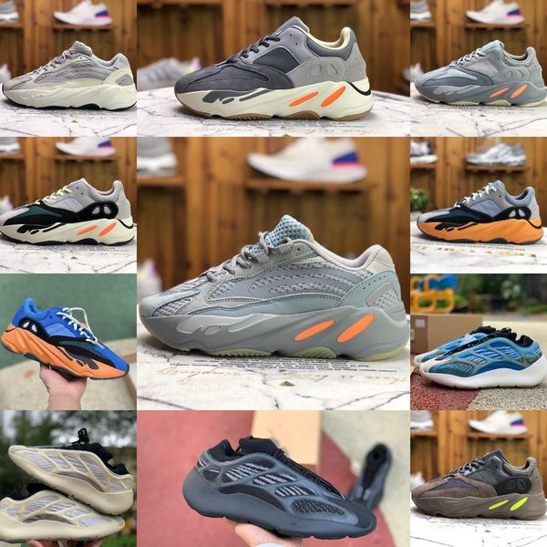 

enflame amber 700 yeezys mens women sports shoes runner sea bright blue v3 v2 geode alvah azael static magnet wave solid 700s grey tep, Black