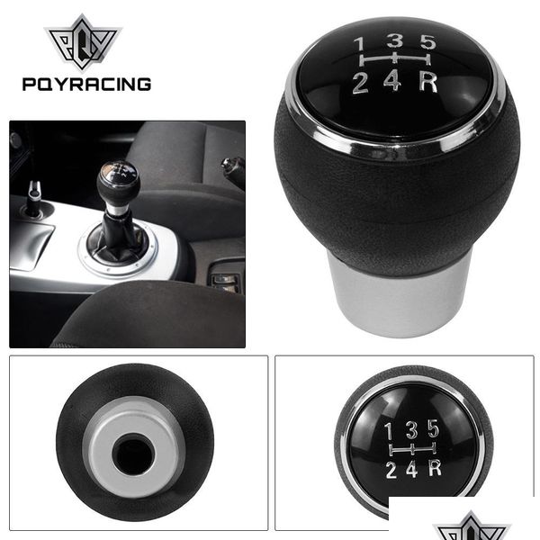 

shift knob pqy - car 5 speed gear head shift knob mt handball for mitsubishi lancer ex evo gts asx v3 v5 v6 parts accessories pqy-91 dhqpx