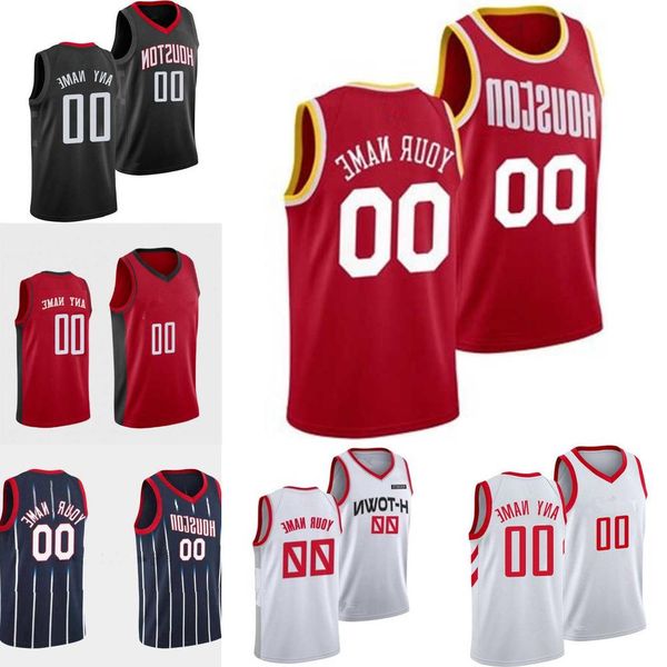 

college wear75th custom mens womens houston''rockets''jersey 20 bruno fernando 15 daishen nix 9 josh chriser 3 kevin por, Black