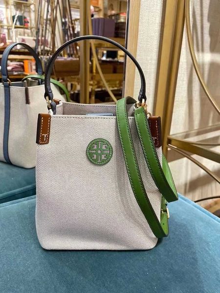 

designer torys bags burchs chain luxury handbags leather luxury tb women's bag canvas bucket crossbody handbag 2022 new crossbody singl