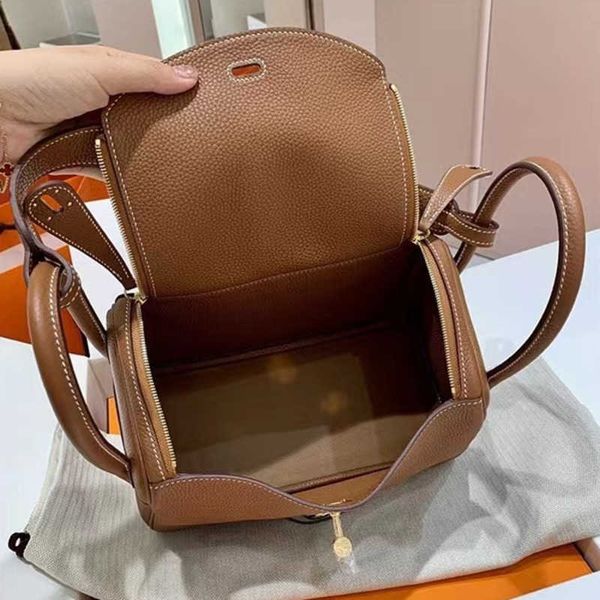 

luxury designer bags women brown leather handbag shoulder crossbody bag mini lindies soft leathers lychee cowhide doctor cross body shopping