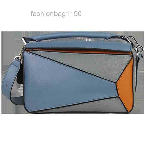 

bag loews fashion designer 2023 bags same geometric mini stitched leather women's lingge messenger hand pillow310f
