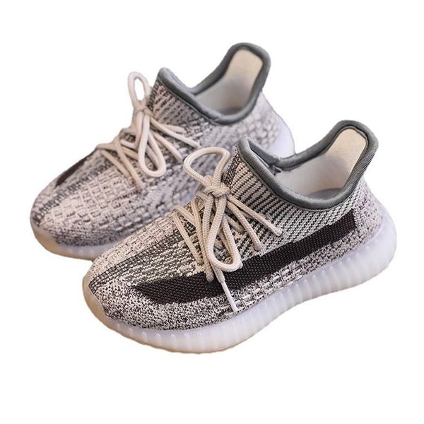 

designer kids shoes sneakers baby knaye west trainers infant children boys and girls chaussures pour enfants summer spring autumn 2602, Black;red