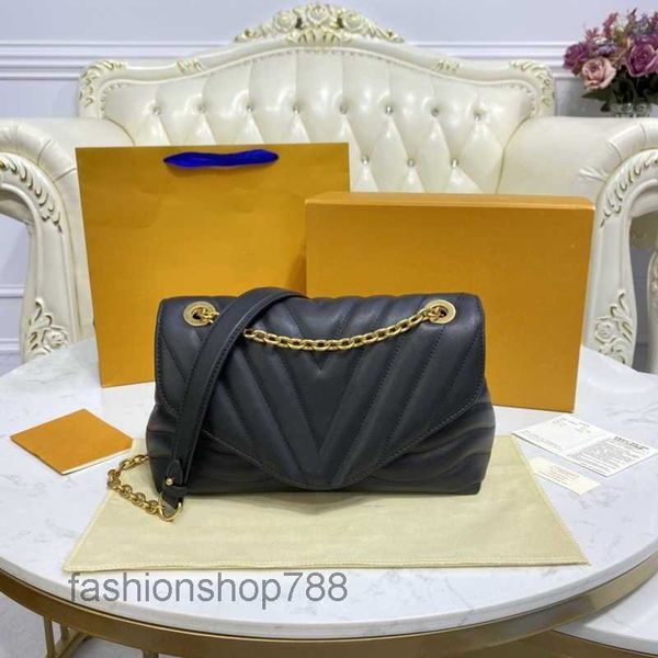 

real leather new wave women shoulder crossbody bags designer luxury handbags vintage messenger bag pochette clutchs lady purses m58552 2022