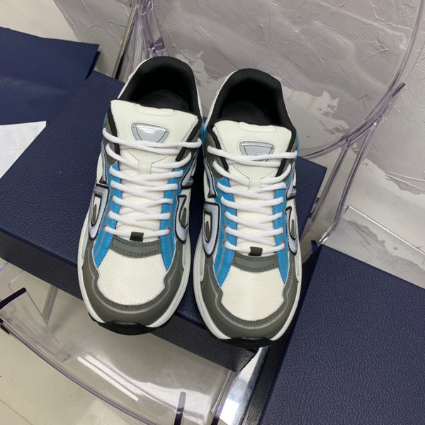 

casual sport shoes trainer sneakers 5a quality track runners gomma leather nylon printed for travel exercise workout vacation trend luxury m, Black