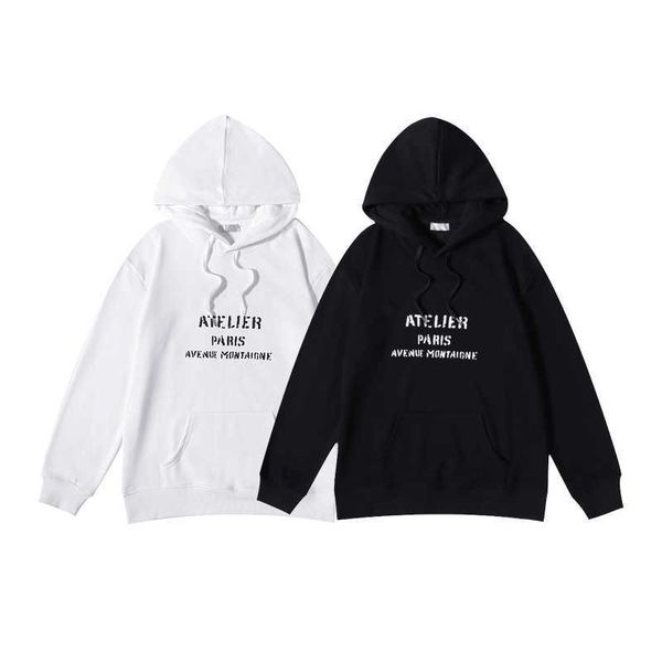 

designers mens hoodies hooded winter paris letter print sweatshirts long sleeve men womens hoodie clothes hip hop print sweatshirt asian, Black