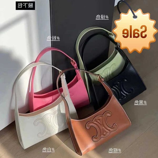 

designer bags 2022 summer new triumphal arch leather underarm french stick women's advanced hand simple trend shoulder bag factory dire