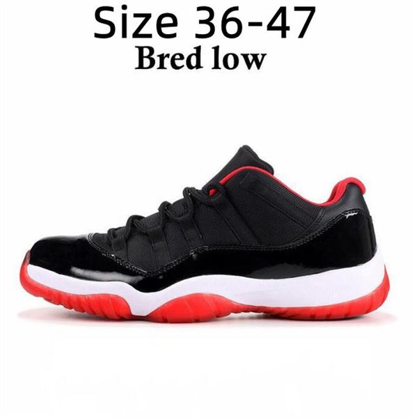 

basketball shoes trainers sneakers cherry pure violet cool grey bred 25th anniversary sports legend blue xi 11 11s men women 72- concord s, Black