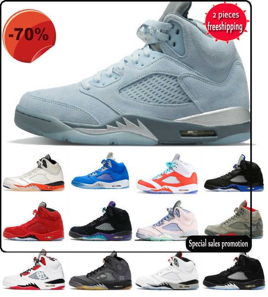 

jumpman 5 5s racer blue mens basketball shoes 2022 stealth hyper royal oreo raging bull sail white cement black metallic green bean bluebird