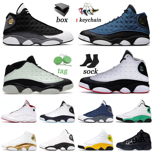 

2022 black flint 13 13s xiii basketball shoes brave blue jumpman singles day houndstooth del sol chicago olive men women trainers