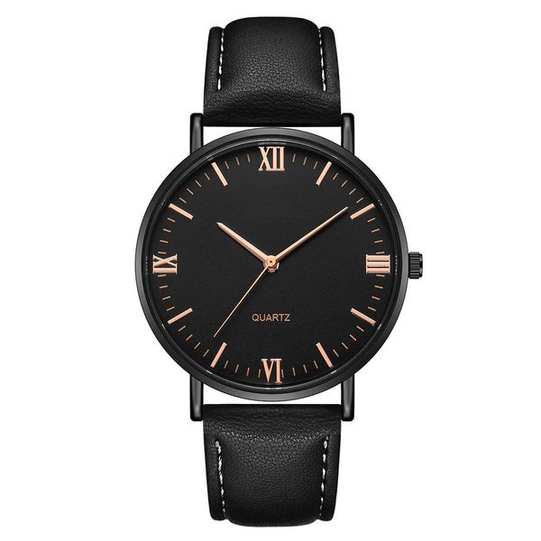 

fashion leather strap quartz watch for men mens wristwatch orologi, Slivery;brown