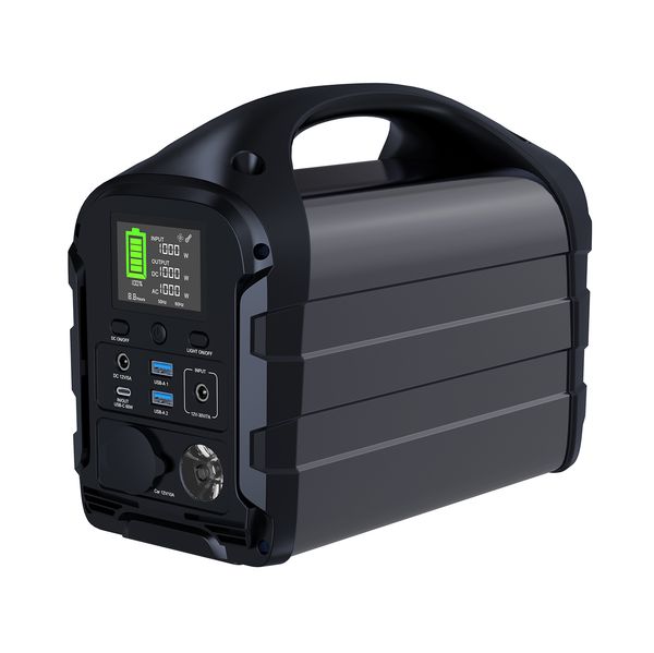 

600w super powerful portable power station lifepo4 battery with solar charge way