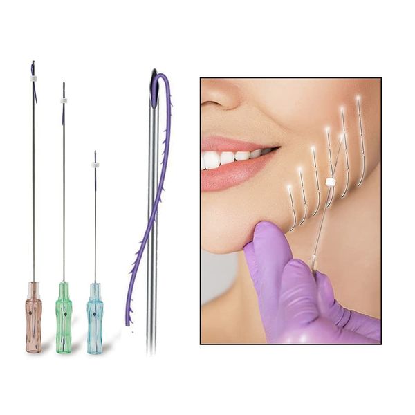 

beauty items pcl press cog molding barb wpdo 18g 19g 21g 23g 50mm pdo thread lift