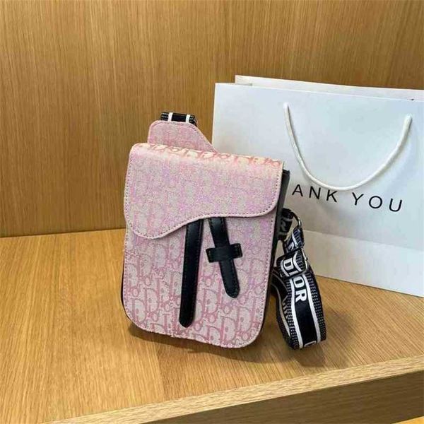 

20% off 2023 designer bag vertical mobile phone female one net red mini canvas