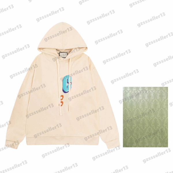 

designer womens hoodie jumper letter logo print hoodie fashion brand cotton loose-fitting luxury hooded sweatshirt women clothing 0912, Black