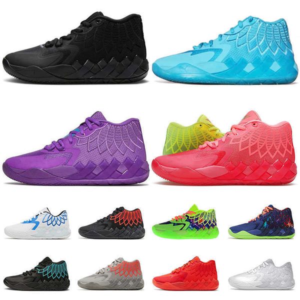 

rick and morty lamelo ball shoe mb 01 mens basketball shoes galaxy buzz city queen purple rock ridge red triple black not from here galaxy
