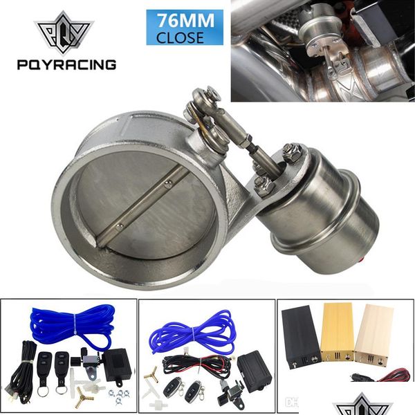 

muffler pqy - exhaust control vae with vacuum actuator cutout 3" 76mm pipe closed rod wireless remote controller set drop delivery 20 d