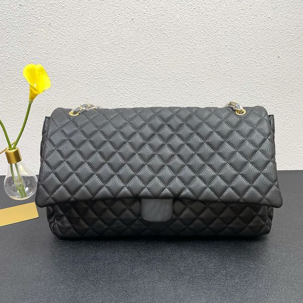 

designer channelity bags for women black handbag leather chain slant shoulder clutch totes bag cc double letters solid hasp waist square str