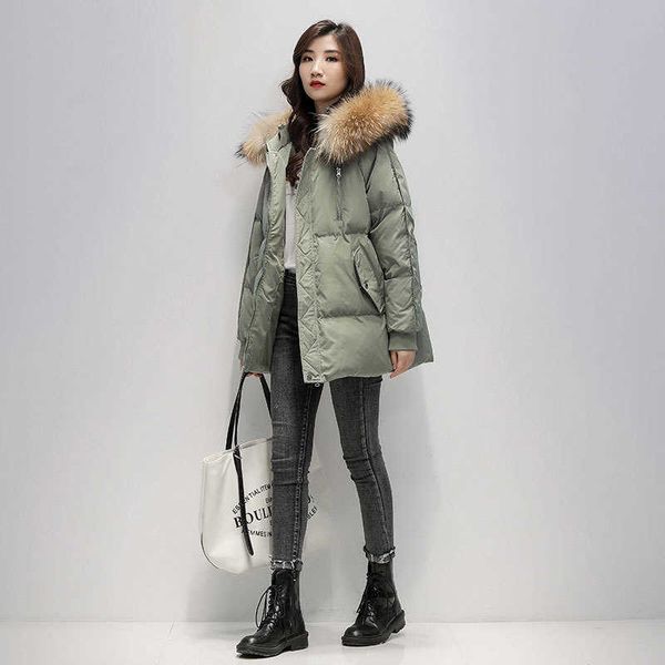 

women's down parkas women cotton-padded jacket short hooded parka fur collar winter jacket women 2021 new casual thick warm cotton line, Black