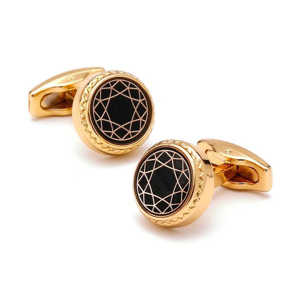 

gold cufflinks for men 2022 fashion personalized round wedding gifts custom formal tuxedo dress shirt cuff links, Silver