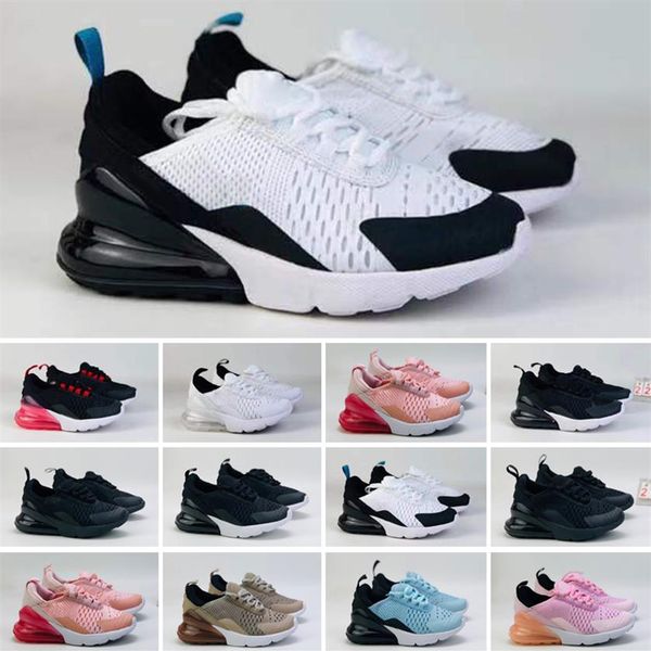 

kids 2021 new boy girl running shoes infant run children sports shoe outdoor tennis trainers kid sneakers289p, Black