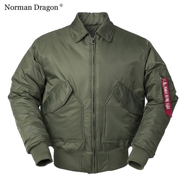 

mens down parkas cwu45p thick nylon mens bomber jacket winter green black padded pilot flight jacket windproof 221010