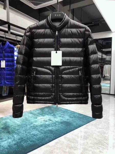 

designer mens down jacket double zipper women luxurys france men s downs coat fashion brand outerwear, Black