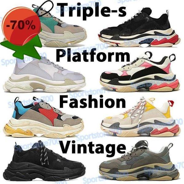 

triple -s paris shoes men women platform sneaker beige green yellow gym red blue grey triple white black pink fashion mens casual sports