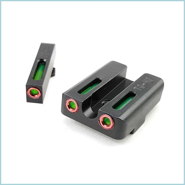 

scopes red green fiber optic front with combat rear sight focus-lock for g pistols 9mm/.357 sig .40/45 drop delivery 2022 tactical ge dhoi6