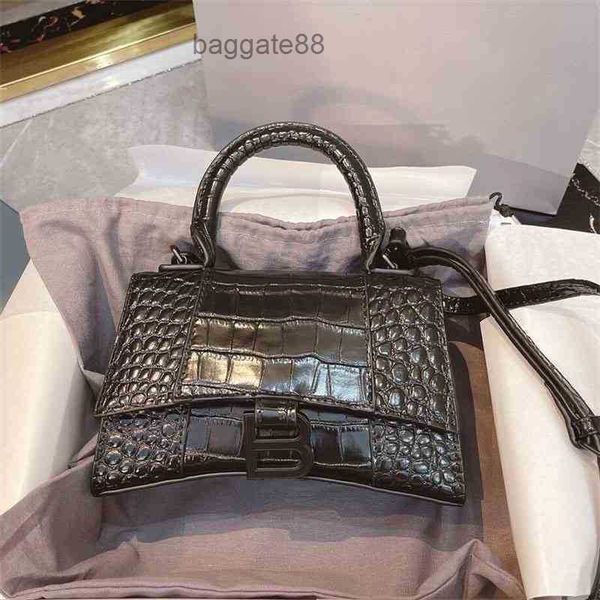 

ladies classic handbags lady jacquemes desiner bags premium bag 2022 leather b home high version crocodile hourglass single shoulder diagona