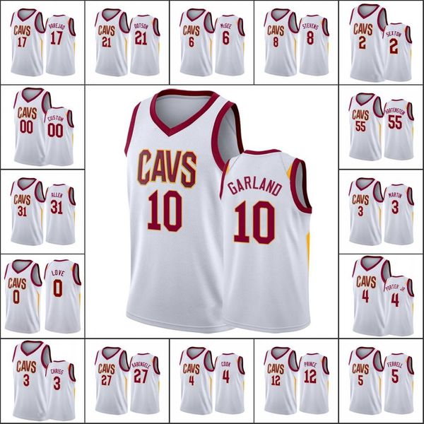 

college wearmen cleveland cavaliers''kevin love collin sexton darius garland anderson varejao jeremiah martin custom association j, Black