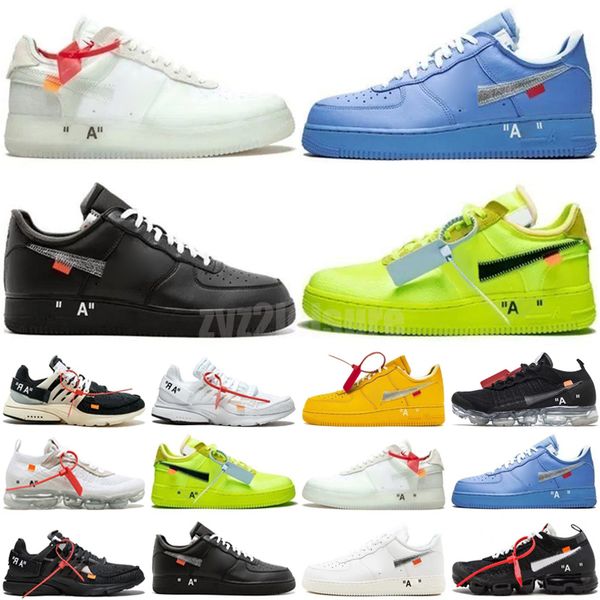 

original off running shoes for mens women black white sports trainers designer sneakers 36-46