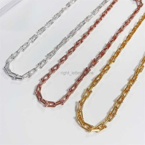 

strands strings silver pin necklace luxury jewelry women boutique fashion classic pendant holiday gift with box g220921, Black