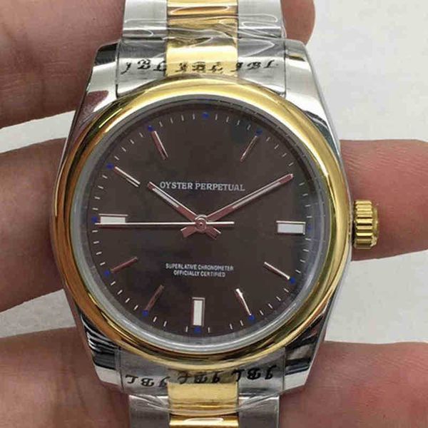 

superclone datejust date aaaaa luxury mens mechanical watch no luminous full-automatic rz08, Slivery;brown