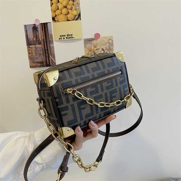 

shoulder bags square letter printing chain personalized messenger street style trend factory store 75% off