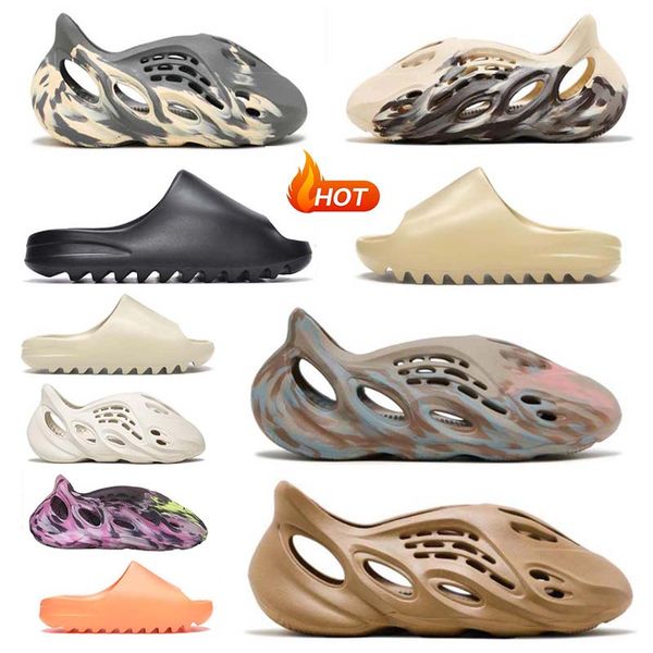 

slippers men and women sandals summer beach leisure foam shoes designer, Black