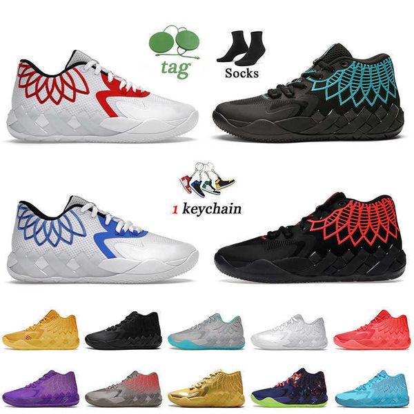 

ball shoes basketball mb.01 morty city 1of1 red blast queen buzz rick and not from here