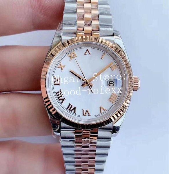 

modern watches for men rose gold 36mm watch automatic cal.3235 eta men's 126231 flute bezel 116231 ew 904l steel jubilee bracelet casua