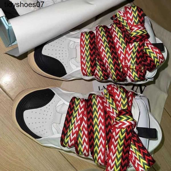 

lanvins designer bread shoes essential pure original thick soled casual sneakers spring 2021 couple forrest gump training shoes