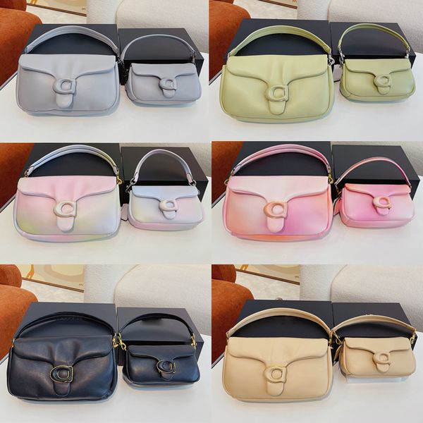 

shoulder bag totes bags handbag crossbody axillary package fashion napa genuine leather gradient pink cross body designer bag mini tabby pil