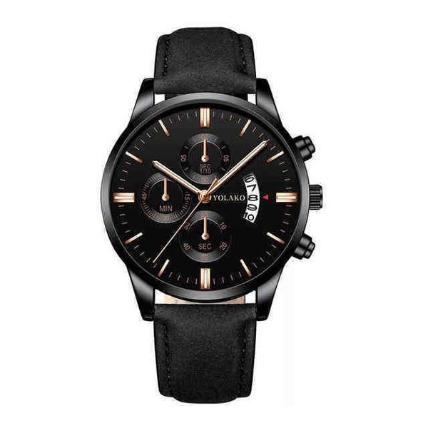 

2022 wristwatches tags reloj hombre fashion men stainls steel watch luxury calendar quartz watch busins watch man clock relogio masculino ge, Slivery;brown