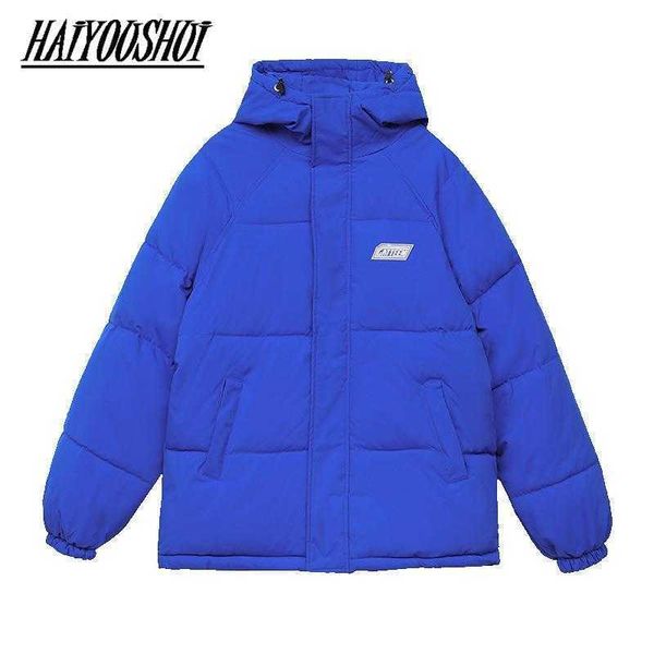 

women's down parkas women's winter parkas hoodie blue jacket coat zip up thick puffer coat woman cotton padding winter jackets for, Black