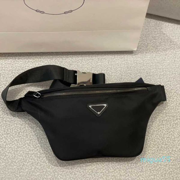 

brand quality mens fashion waist bag black nylon crossbody handbags gentleman business tote purse wallet