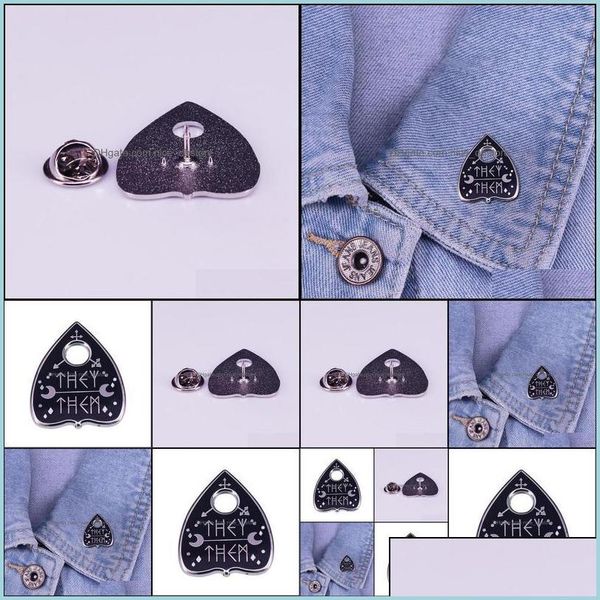 

pins brooches pinsbrooches jewelry they them non-binary pronoun oujia brooch pins enamel metal badges lapel pin brooches jackets je dhh2s, Gray